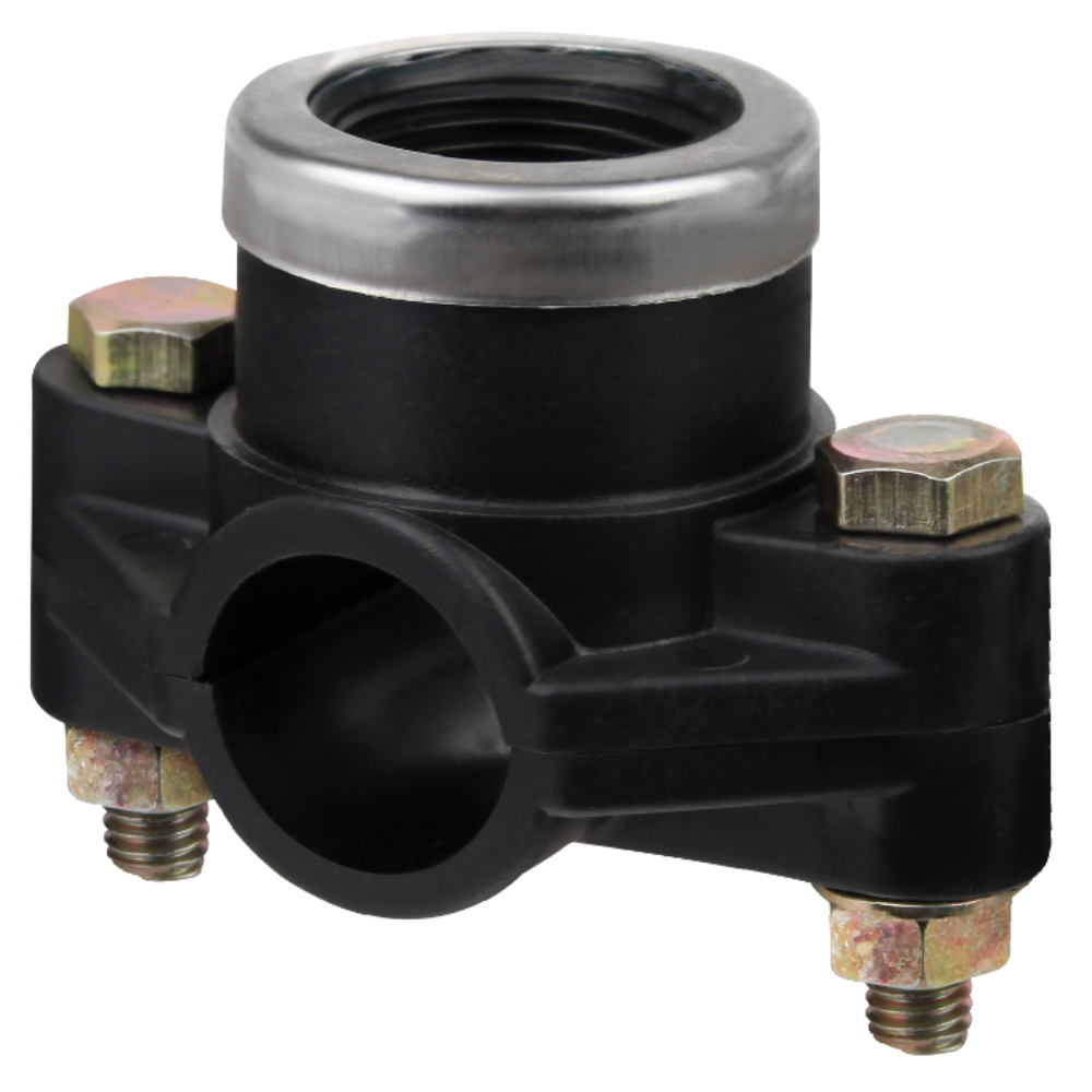 Oferte la Colier fixare teava PEHD Evosanitary, filet interior, negru, 25 mm x 3/4, set 5 buc.
