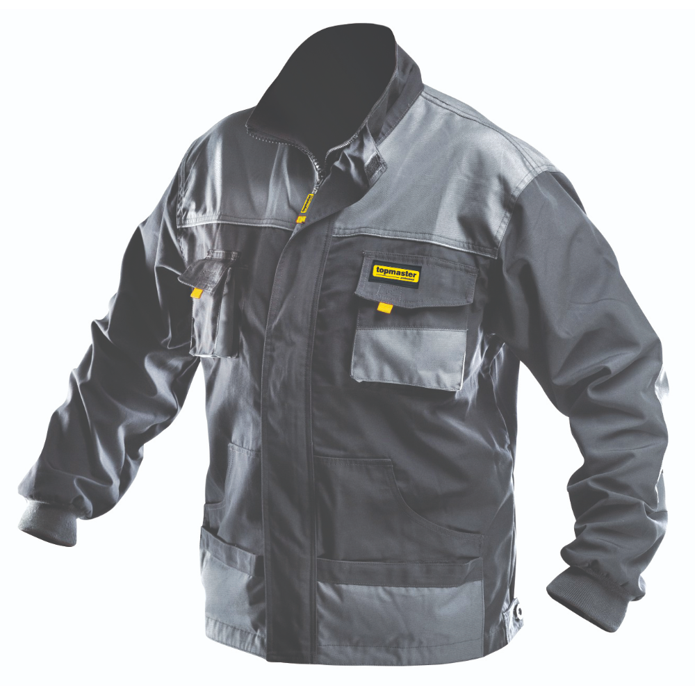 Oferte la Haina de lucru TMP Topmaster, poliester & bumbac, gri, L