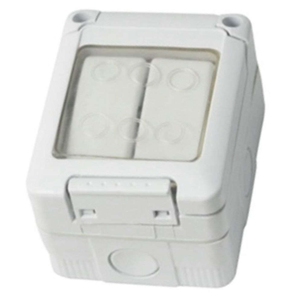 Oferte la Intrerupator dublu Gelux Membrana, plastic, alb