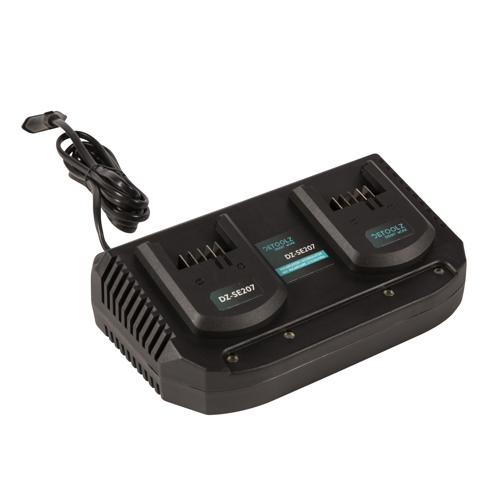 Oferte la Incarcator rapid Detoolz DZ-SE207, 18-20.5 V, 2 acumulatori
