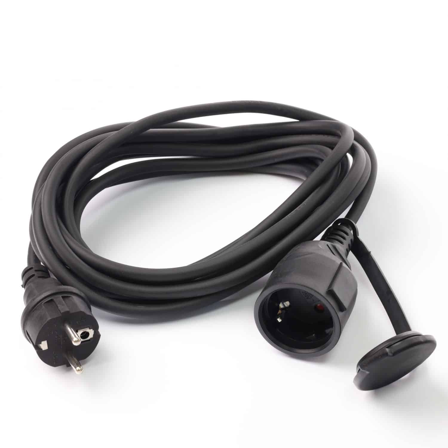 Oferte la Cupla cu Fisa Cablu Lohuis, 3 x 1.5 mm, cu capac, negru, 5 m