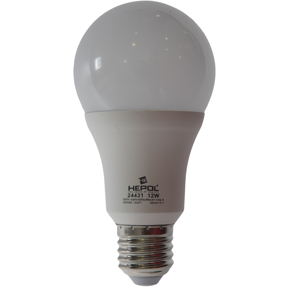 Oferte la Bec LED Hepol Ecoline, glob, E27, 12 W, 1055 lm, lumina calda 3000 K