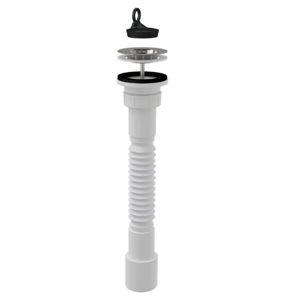 Oferte la Sifon Flexibil Alca A770 + A33, ventil 6/4 inclus, polipropilena, 40/50 mm