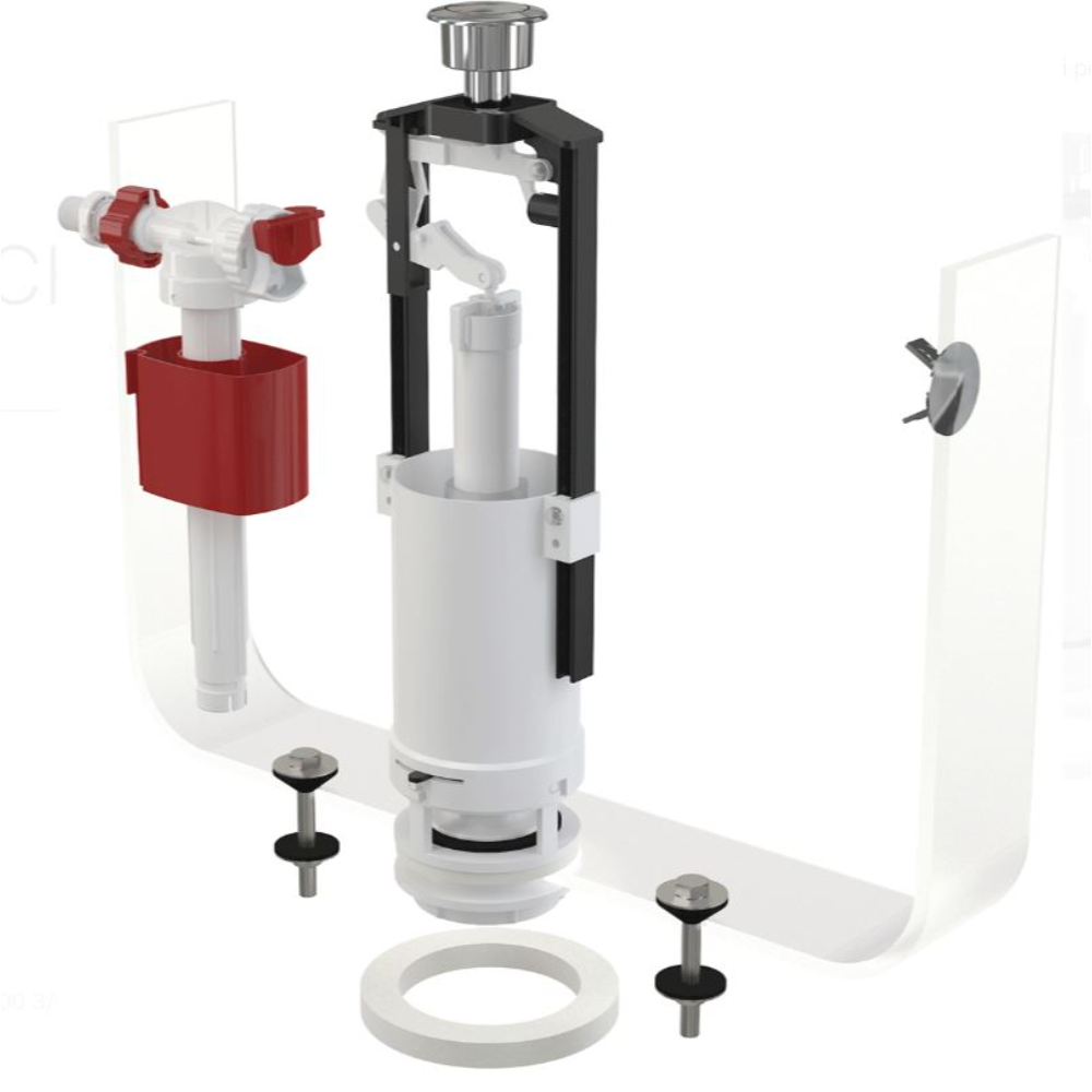 Oferte la Set mecanism WC Alca SA2000, cu actionare simpla, crom, 3/8
