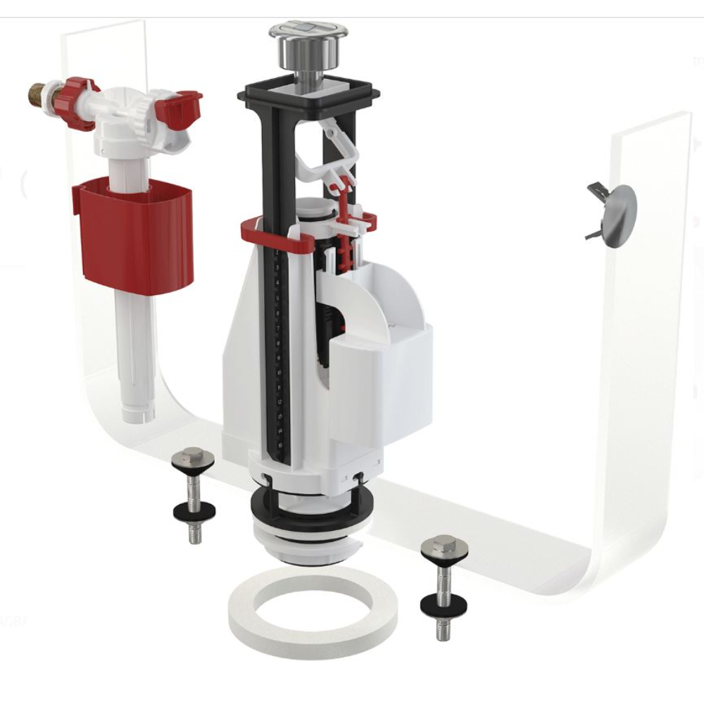 Oferte la Set mecanism WC Alca SA08AK, cu actionare dubla, crom, 3/8