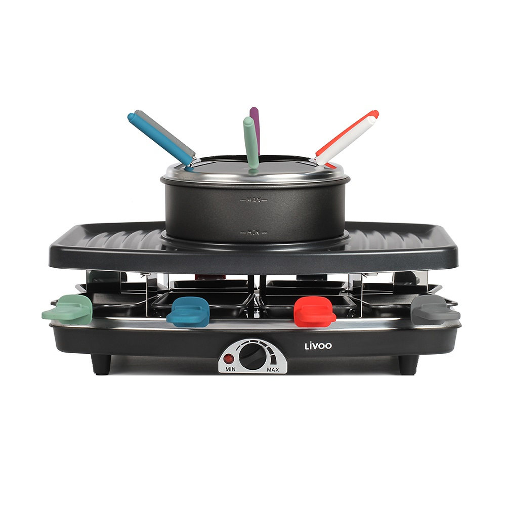 Oferte la Set raclette si fondue DOC233, 1100W
