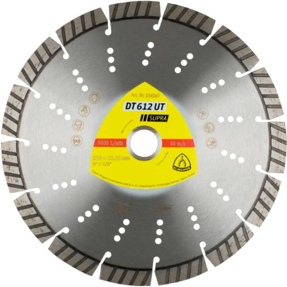 Oferte la Disc Diamantat pentru beton Klingspor DT 612 UT Supra, 180 x 2.6 x 22.23 mm