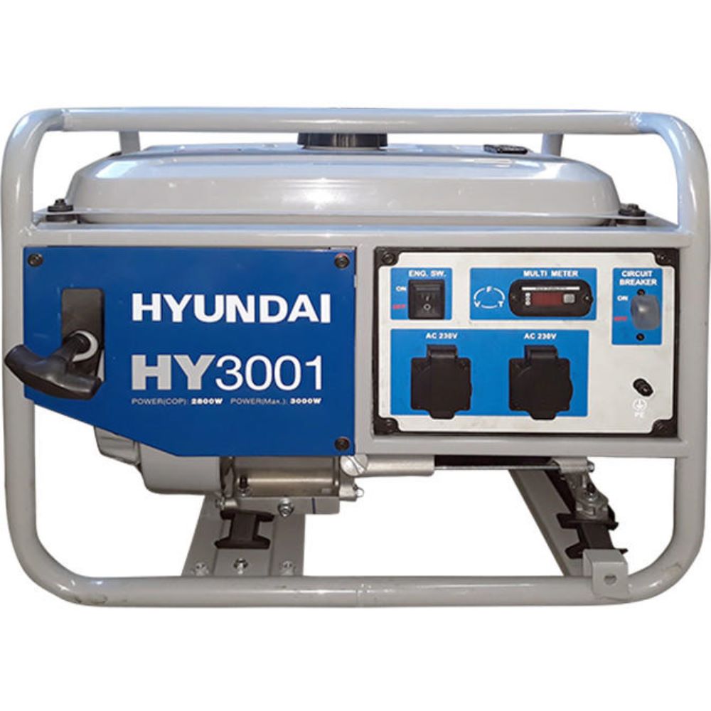 Oferte la Generator de curent Hyundai HY3001, monofazic, 2.8 kW, 7 CP, 4 timpi, benzina, 15 l
