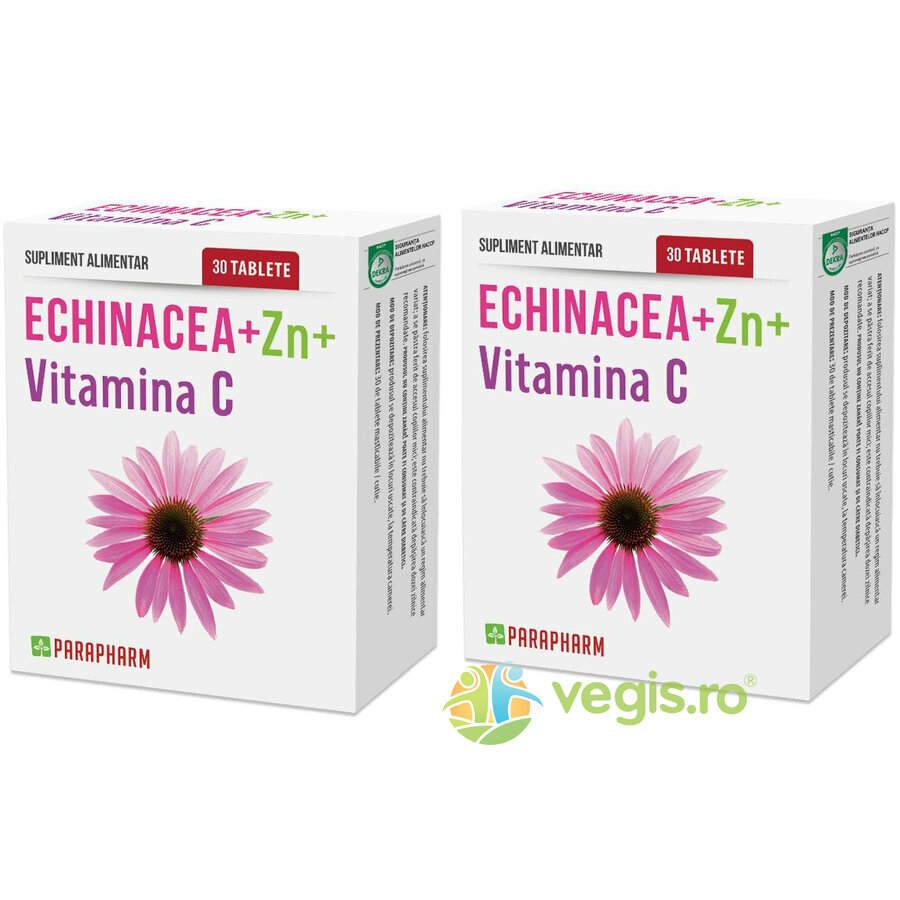 Oferte la Pachet Echinacea + Zinc + Vitamina C 30cps+30cps