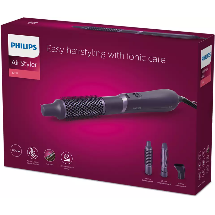 Oferte la Perie Cu Aer Cald BHA305/00 800W Ceramic 2x Trepte Viteza Mov