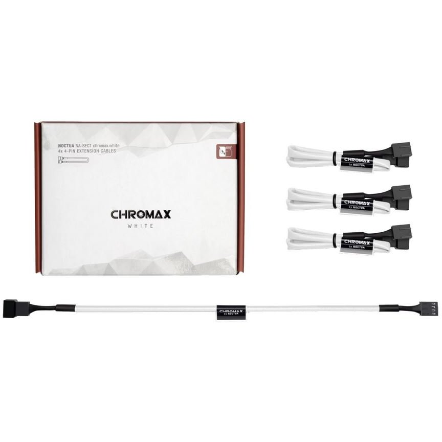 Oferte la Set 4 Cabluri Prelungitor Ventilator NA-SEC1 Chromax Alb/Negru