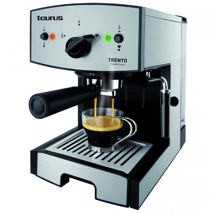 Oferte la Espressor cafea Trento 1350W 1.25 litri Inox