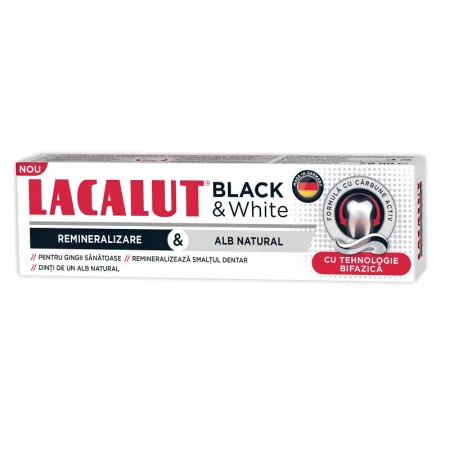 Oferte la LACALUT BLACK&WHITE 75ML