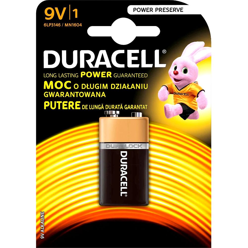 Oferte la Baterie alcalina, Duracell, Basic 9V, blister 1 bucata