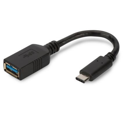 Oferte la ASSMANN Adaptor OTG USB 3.0 SuperSpeed USB-C la USB-A, 0.15m