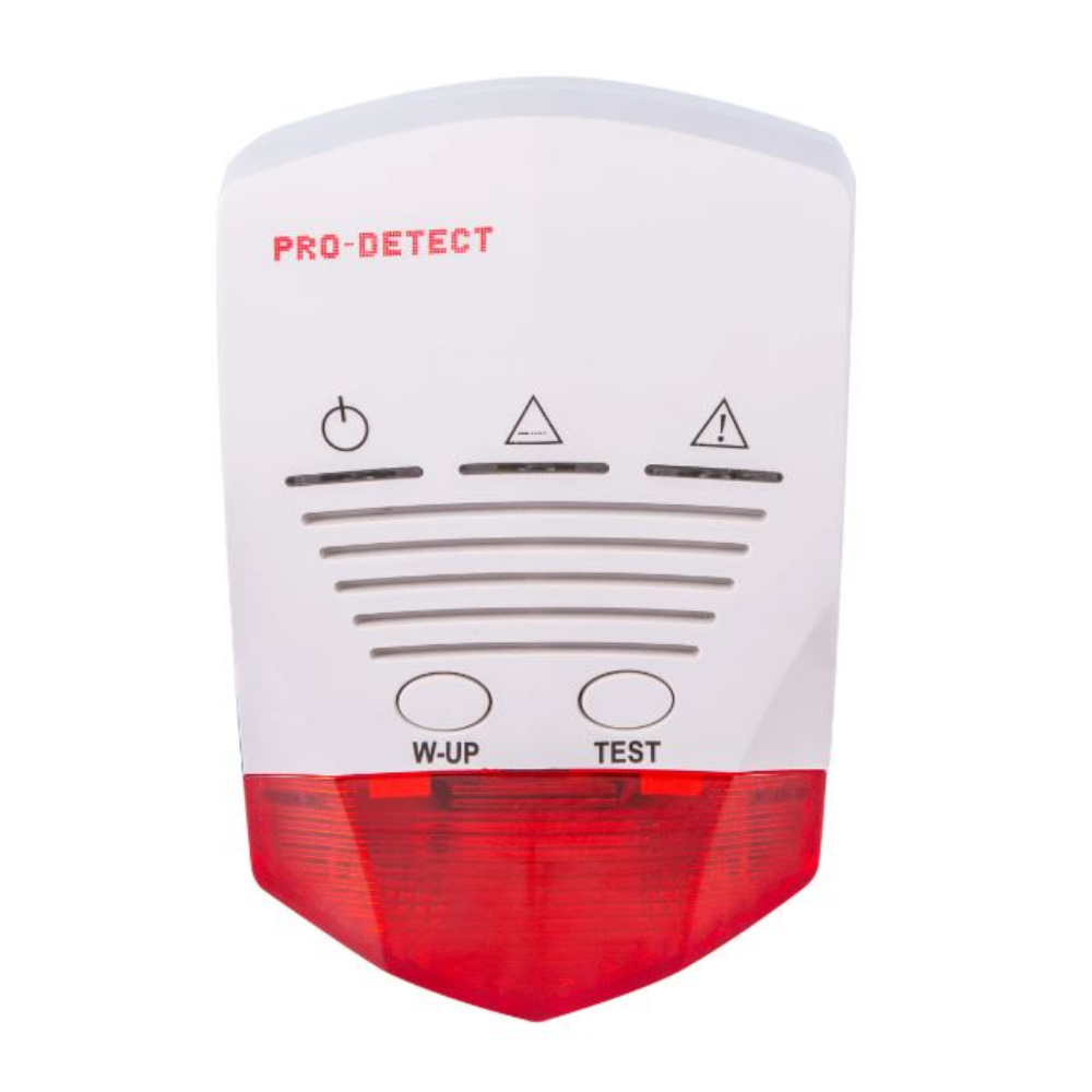 Oferte la Detector gaz Pro Detect, montaj perete, LED rosu, 220 V, 125 × 85 × 45 mm