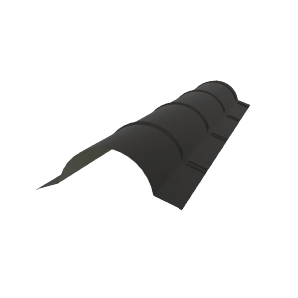 Oferte la Coama metalica semirotunda Ecodach, gri, RAL 7016, mat, L=2 m