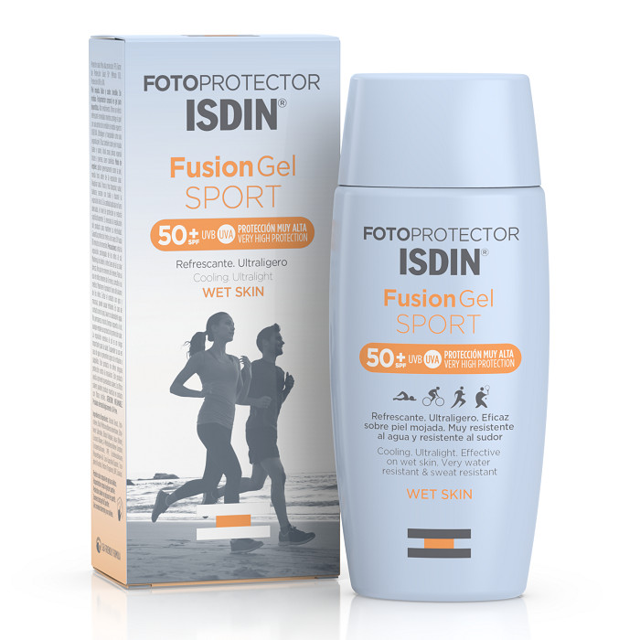 Oferte la Gel de protectie solara pentru corp cu SPF 50 Isdin Fusion Gel Sport, 100 ml