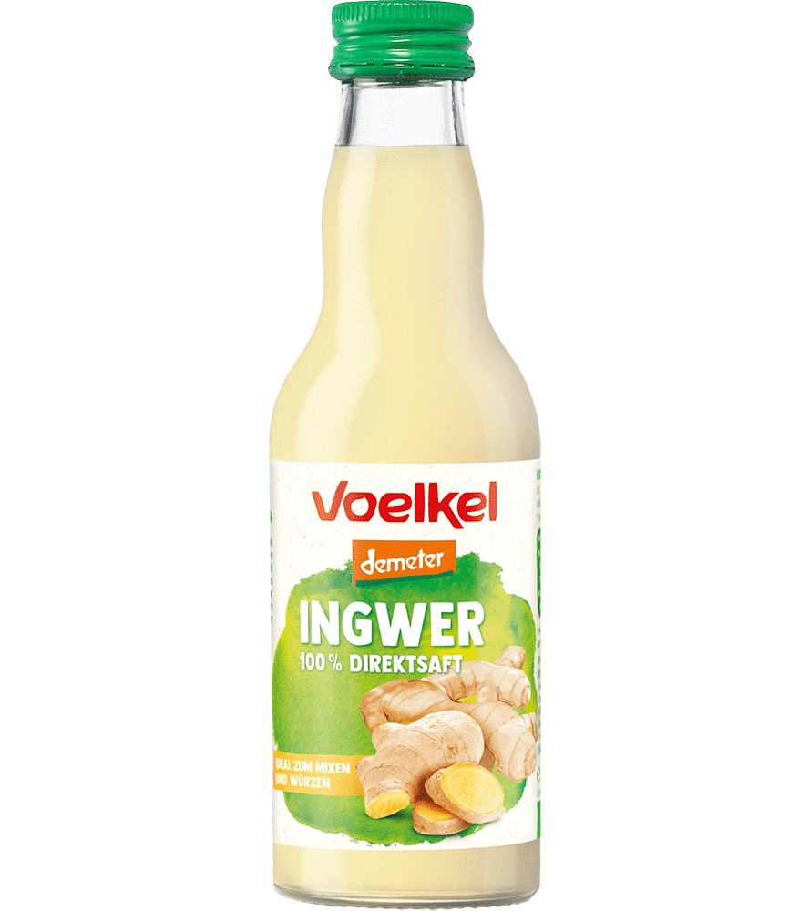 Suc bio de ghimbir 97%, 200ml Voelkel