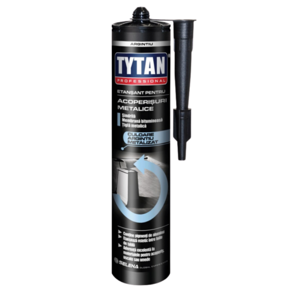 Oferte la Etansant acoperis Tytan, gri metalizat, 280 ml