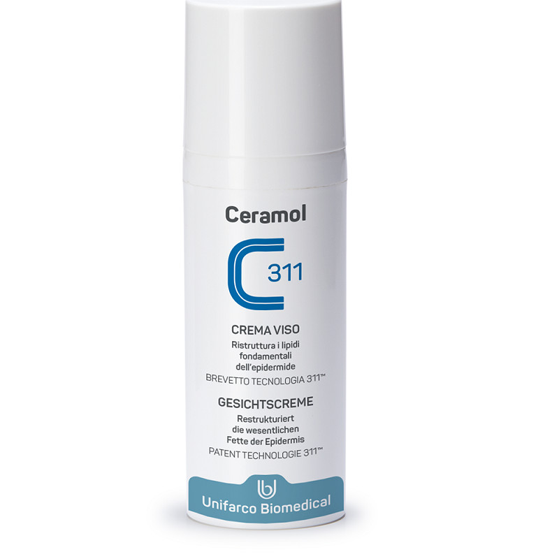Oferte la Crema hidratanta Ceramol 311, pentru ten sensibil, reactiv, 50 ml