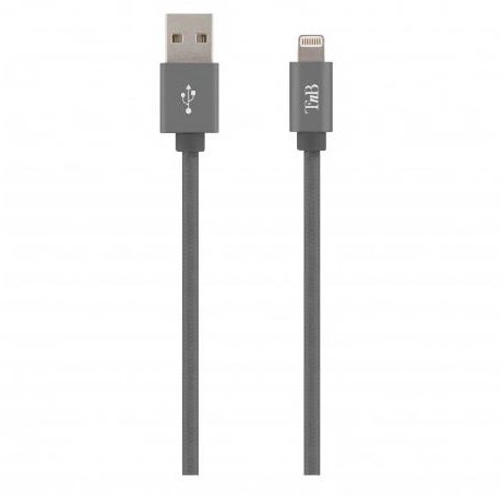 Oferte la Cablu USB / Lightning Braided 2m Gri