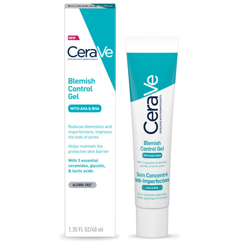 Oferte la Gel anti-Imperfectiuni CeraVe cu AHA si BHA, textura lejera pentru tenul gras cu tendinta acneica, 40ml