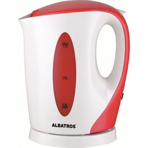 Oferte la Fierbator Aquaria 2200W 1.7l Alb / Rosu