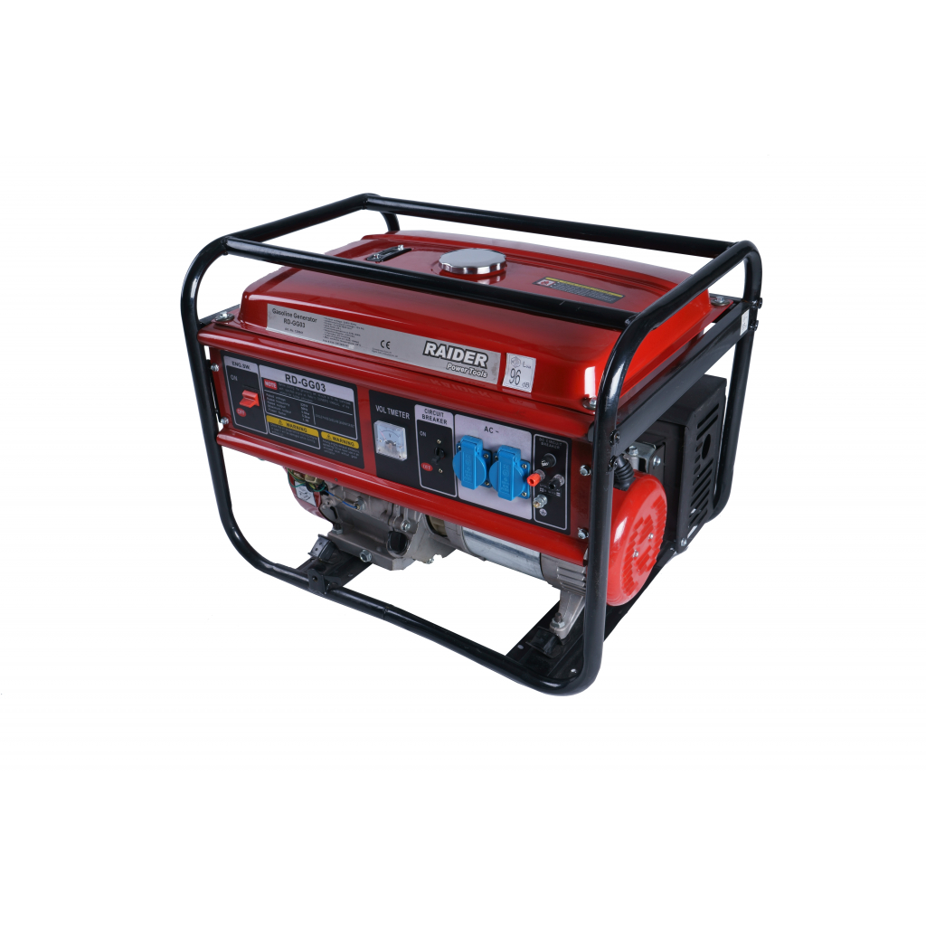 Oferte la Generator curent electric Raider RD-GG03, benzina, 5 kW, 230 V, capacitate rezervor 25 l