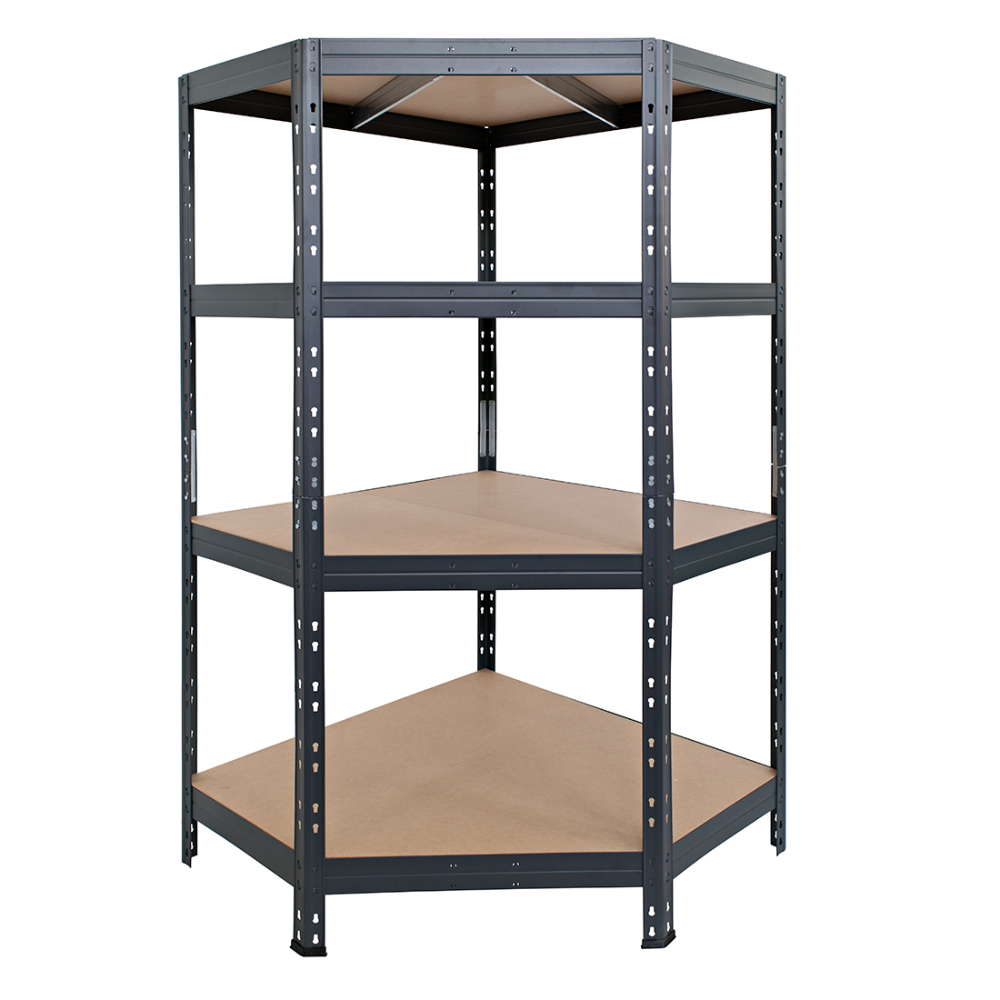 Oferte la Raft Ar Shelving, lemn si metal, gri, 180 x 90 x 90 cm