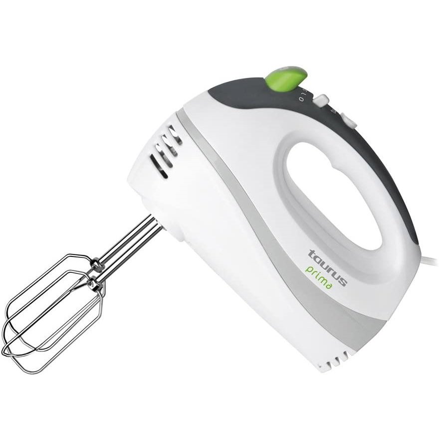 Oferte la Mixer De Mana Prima 300W 2 Teluri 2 Carlige Alb/Negru