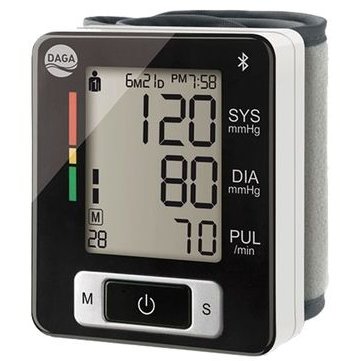 Oferte la Tensiometru De Incheietura Inteligent FH BPM 150 Conectare Bluetooth Negru/Alb