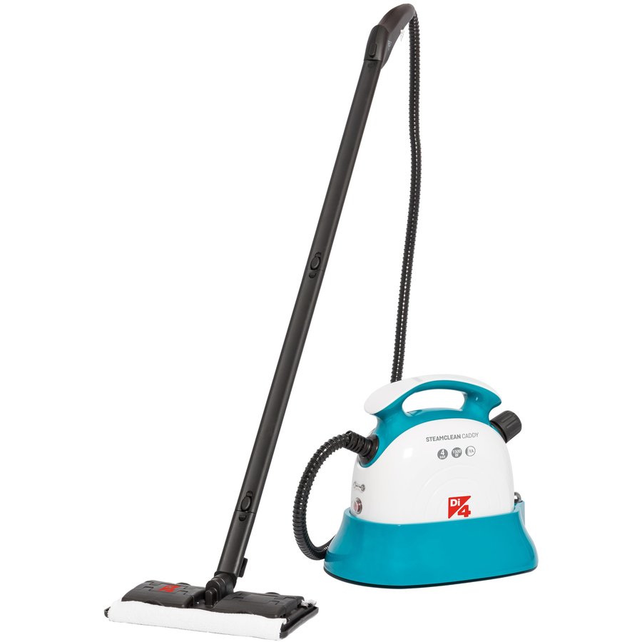 Oferte la Aparat De Curatat Cu Aburi Di4 Steam Clean Caddy 2in1 1500W 1L Alb/Albastru