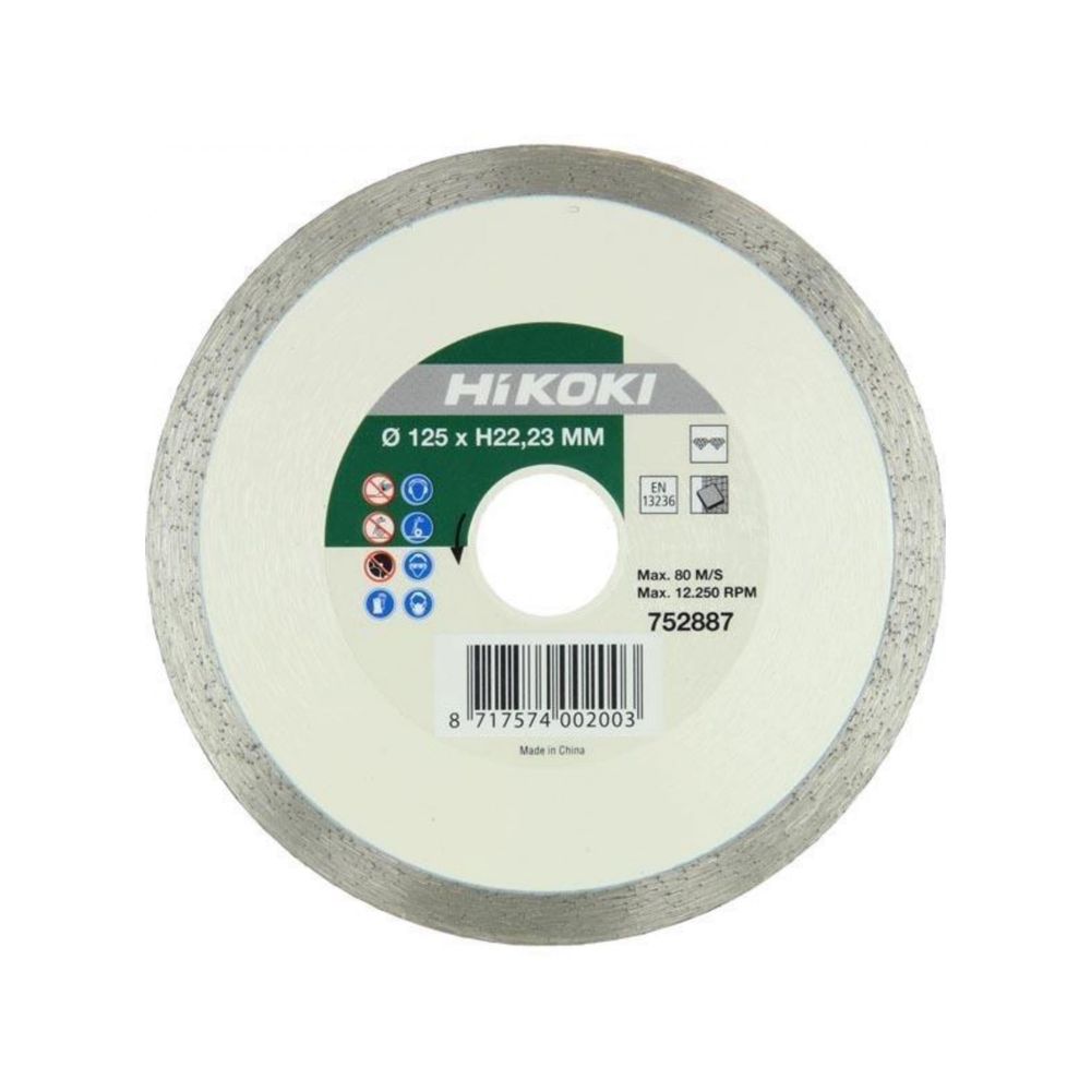 Oferte la Disc Diamantat cu segment continuu pentru placi ceramice Hikoki 752886, 110 x 22.23 mm