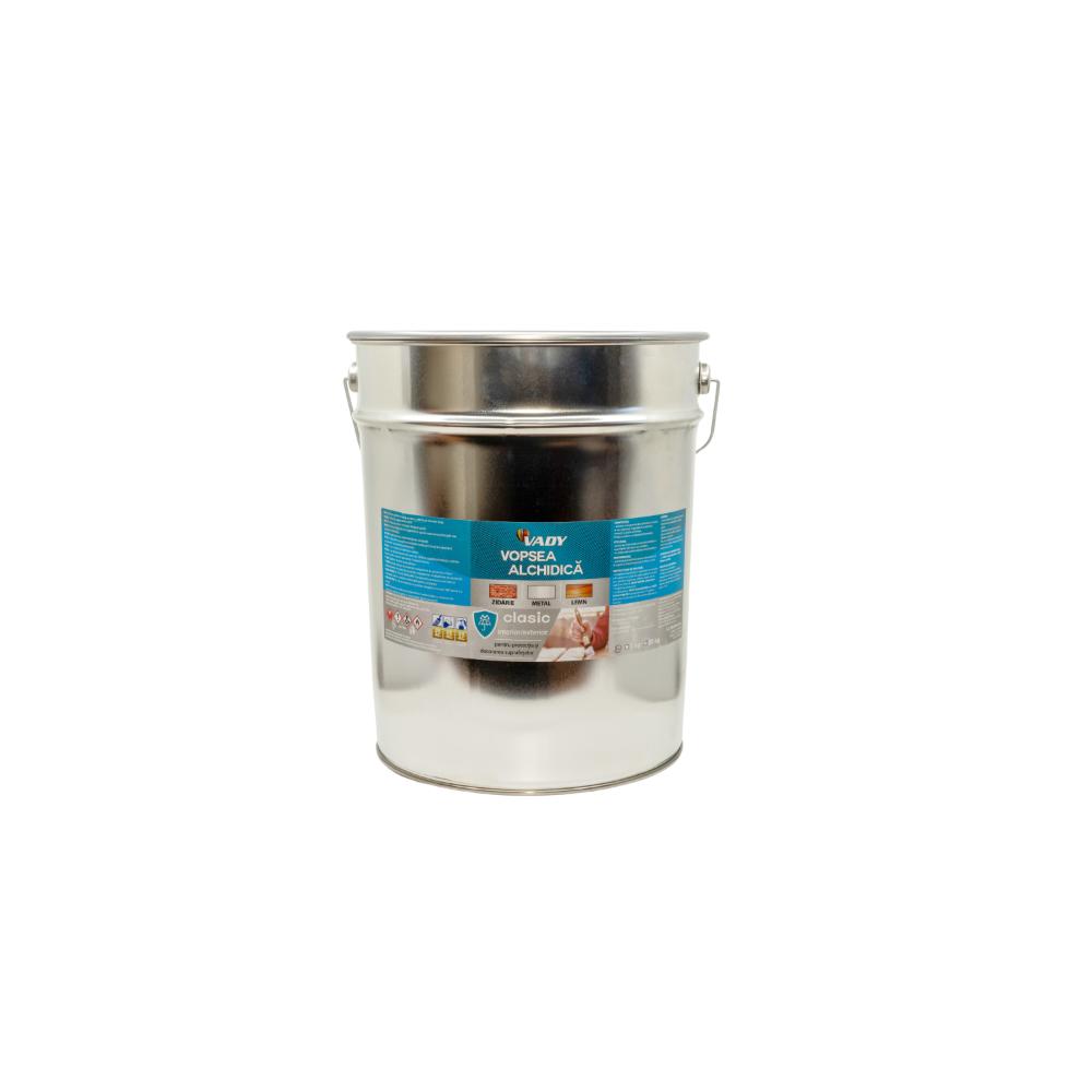 Oferte la Vopsea alchidica Vady Clasic pe baza de solvent organic interior/exterior, bleu, 20 kg