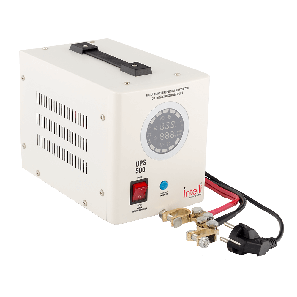 Oferte la Sursa neintreruptibila si invertor cu unda sinusoidala pura UPS Intelli 800 VA, 500W
