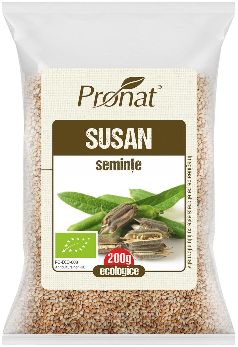 Oferte la Seminte de susan bio, 200g Pronat