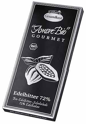 Oferte la Ciocolata neagra, 72% cacao, 100g Liebhart's Amore Bio