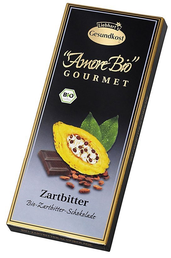 Oferte la Ciocolata amaruie, 55% cacao, 100g Liebhart's Amore Bio