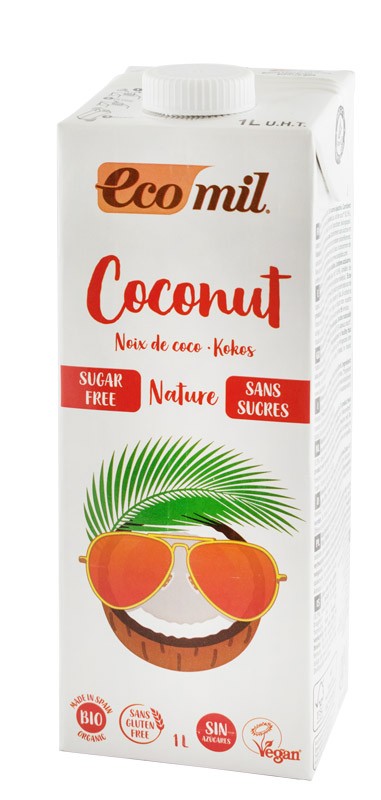 Oferte la Bautura vegetala bio de cocos, fara zahar, 1000ml Ecomil
