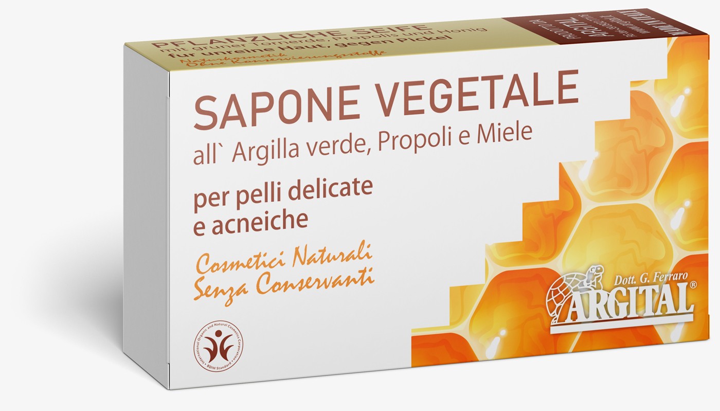 Oferte la Sapun antiacnee cu argila verde, propolis si miere, 100g Argital