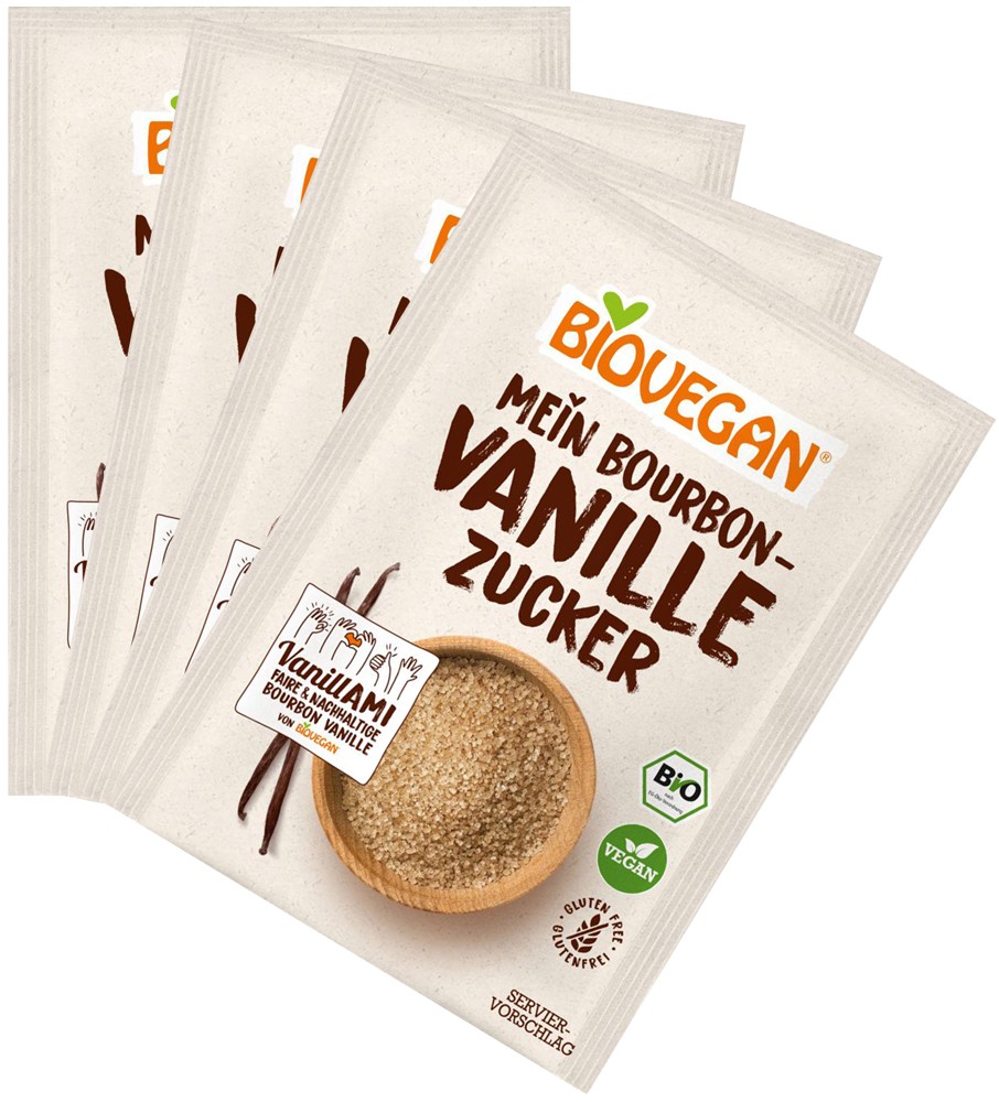 Oferte la Zahar vanilat bio, 4x8g Biovegan