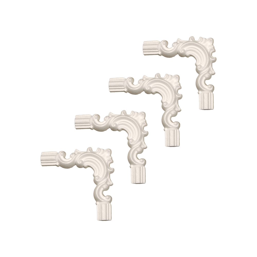 Oferte la Bagheta decorativa sfert de cerc I40, polistiren extrudat, model clasic, 4 buc/set