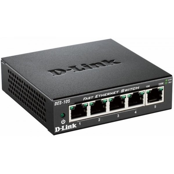 Oferte la Switch DES-105, 5 porturi 10/100Mbps
