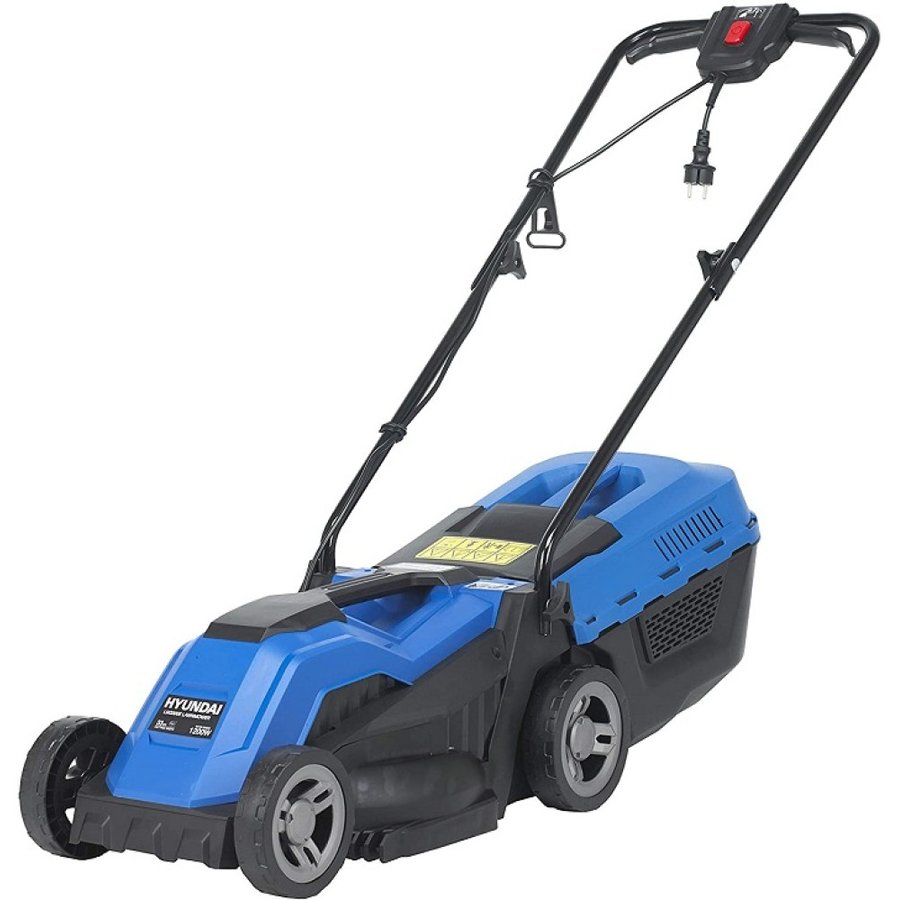 Oferte la Masina De Tuns Iarba HY-LM3303 E Electrica 3Trepte Capacitate 30L Albastru/Negru