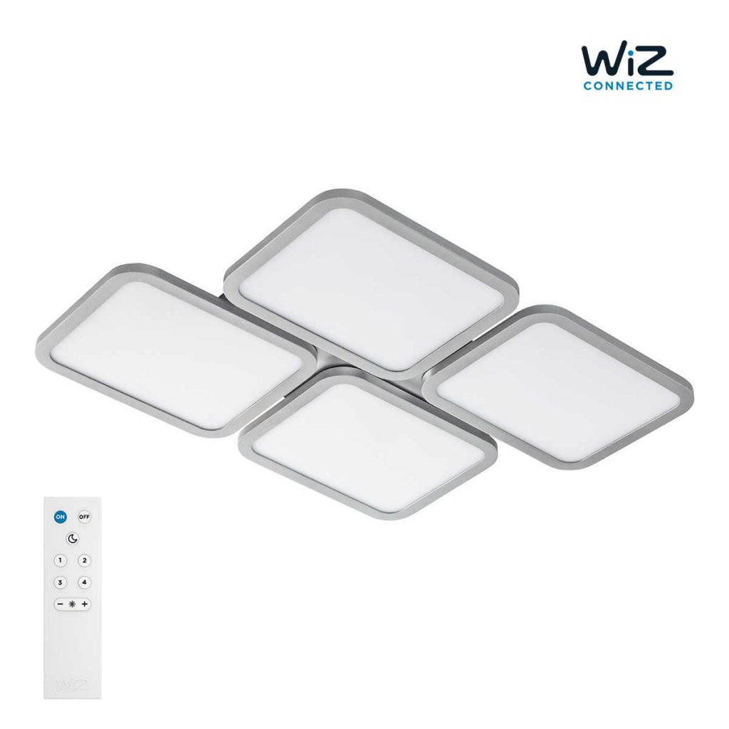Oferte la Plafoniera 4 x LED Globo Reev, functie WIZ WI-FI integrata, 30 W