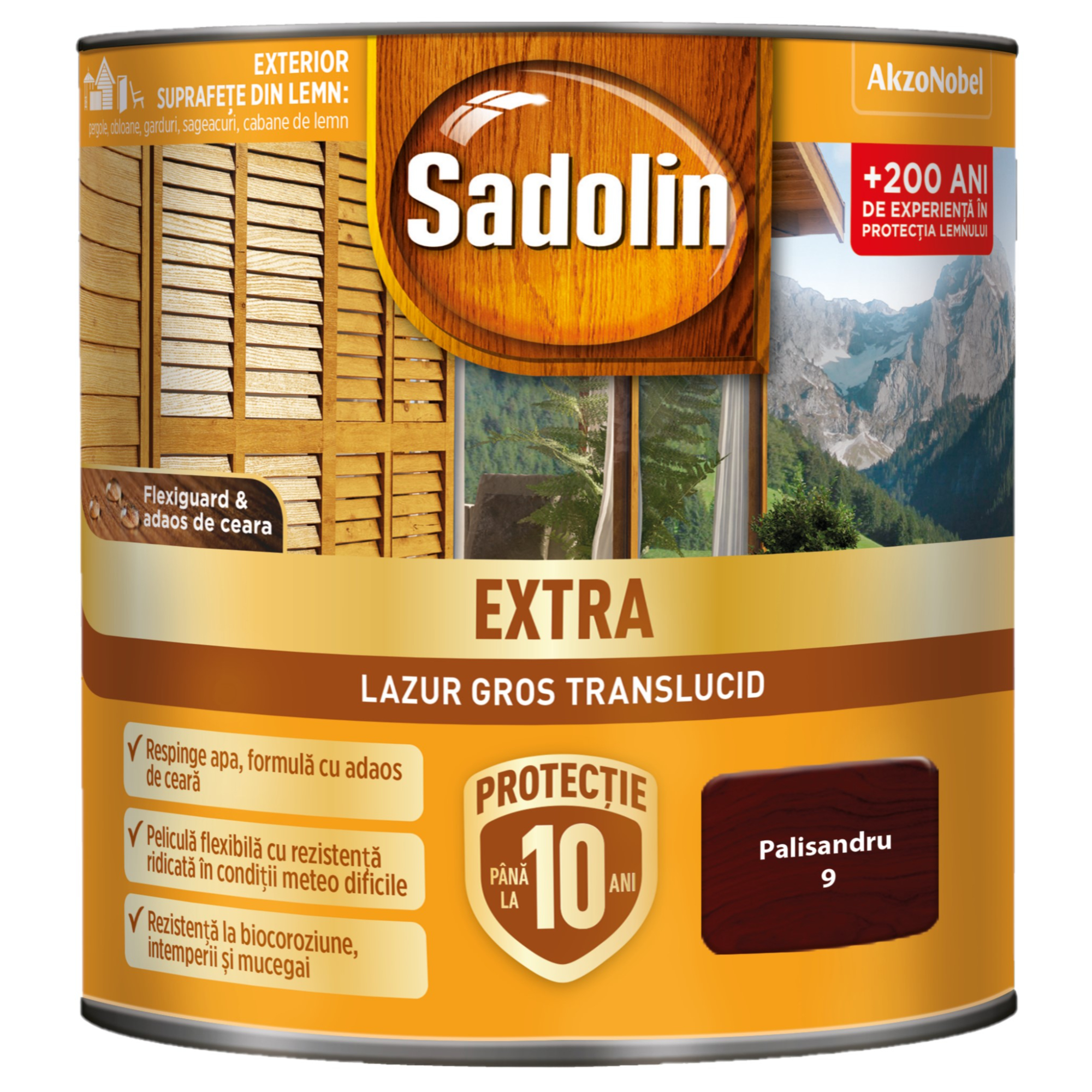 Oferte la Lazura pentru lemn, Sadolin Extra, palisandru, exterior, 0.75 l