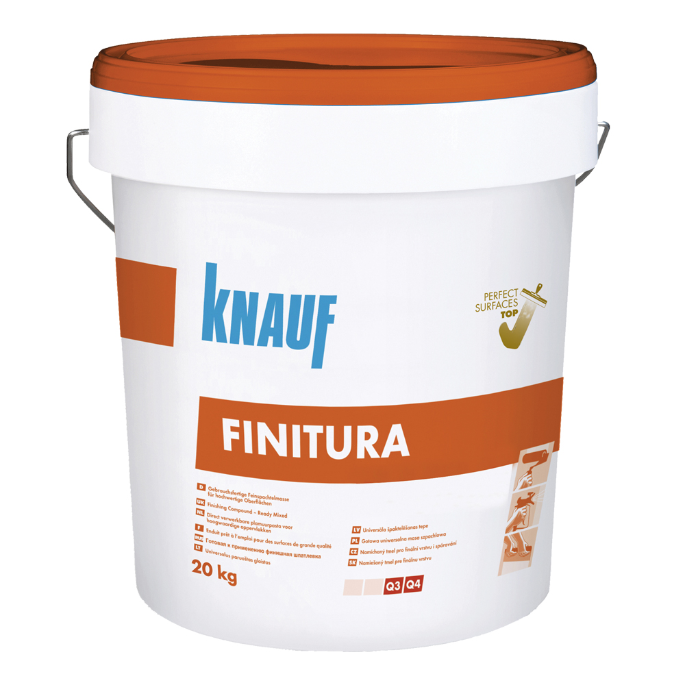 Oferte la Glet extrafin de finisare gata preparat, pentru interior, Knauf Finitura, 20 kg
