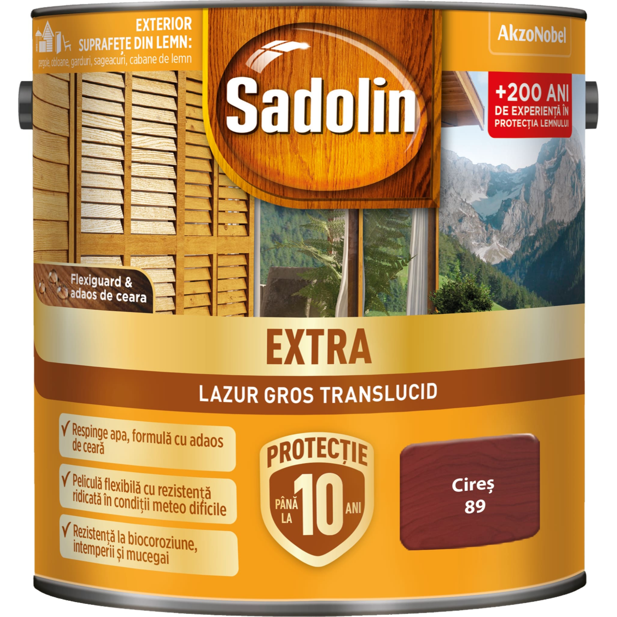 Oferte la Lazura pentru lemn, Sadolin Extra, cires, exterior, 2.5 l