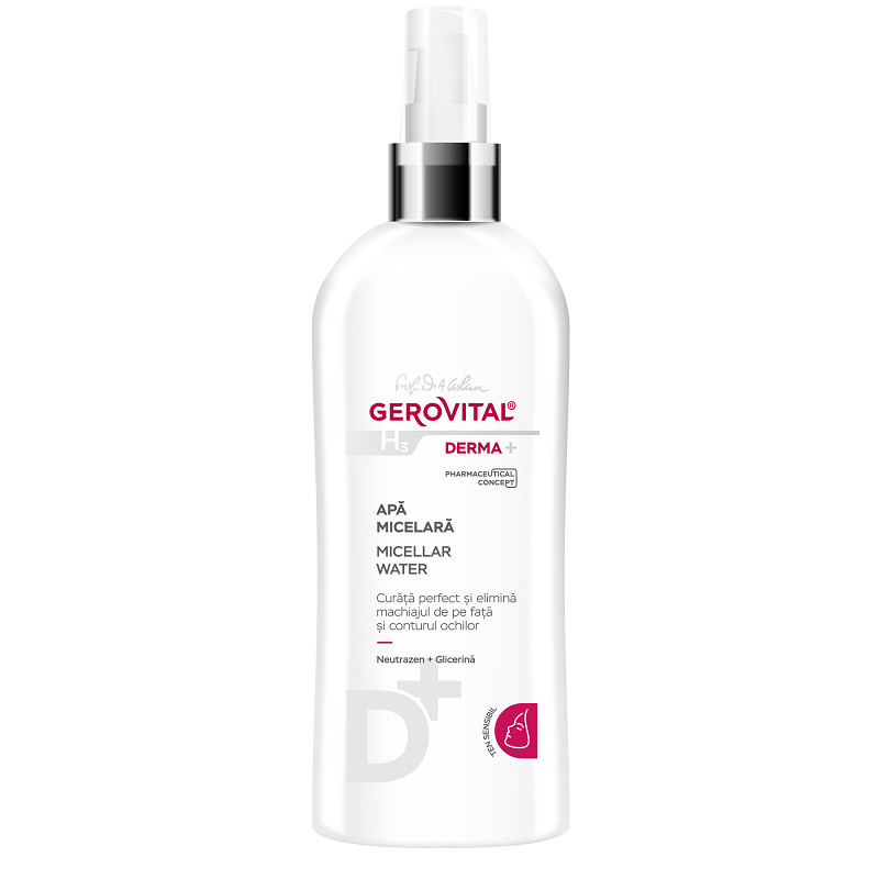 Oferte la Apa micelara Gerovital H3 Derma+, 150 ml (Gramaj: 150 ml, Concentratie: Apa micelara)